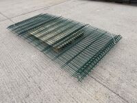ASSORTED CUTTINGS OF MESH FENCING PANELS - 14