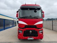 RENAULT T520 T-HIGH 6X2 26 TON AUTOMATIC LIVESTOCK LORRY & DRAG TRAILER - 3
