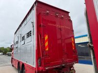 RENAULT T520 T-HIGH 6X2 26 TON AUTOMATIC LIVESTOCK LORRY & DRAG TRAILER - 15