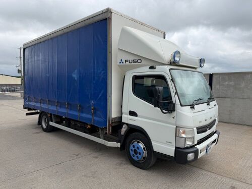 MITSUBISHI CANTER FUSO 7C18 7.5 TON AUTOMATIC CURTAINSIDER