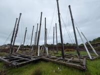 16No. APPROX 8m LANDFILL BARRIER NETTING & CONCRETE BASES - 5