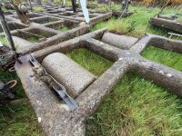 16No. APPROX 8m LANDFILL BARRIER NETTING & CONCRETE BASES - 7
