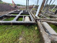 16No. APPROX 8m LANDFILL BARRIER NETTING & CONCRETE BASES - 10