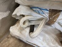 16No. APPROX 8m LANDFILL BARRIER NETTING & CONCRETE BASES - 13