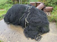 16No. APPROX 8m LANDFILL BARRIER NETTING & CONCRETE BASES - 17
