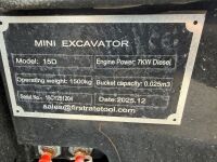 MIVA VA150 1 TON MINI DIGGER&nbsp; - 8
