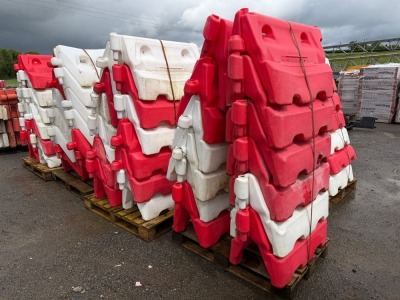 APPROX. 48No. 20lt PLASTIC JERSEY KERBS