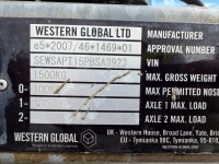 WESTERN SINGLE AXLE FAST TOW POWER WASHER - 14