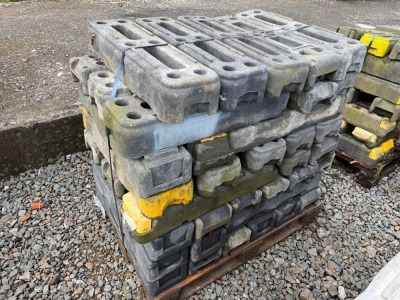 APPROX. 40No. TEMPORARY FENCING PANEL FEET