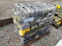 APPROX. 40No. TEMPORARY FENCING PANEL FEET