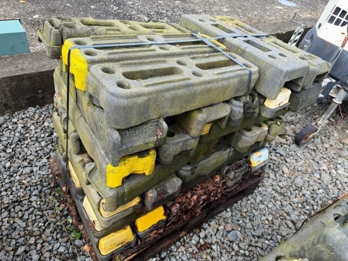 APPROX. 35No. TEMPORARY FENCING PANEL FEET