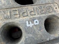 APPROX. 40No. TEMPORARY FENCING PANEL FEET - 2