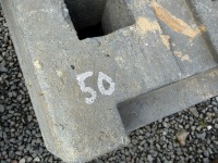 APPROX. 50No. TEMPORARY FENCING PANEL FEET - 2