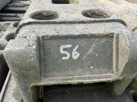 APPROX. 56No. TEMPORARY FENCING PANEL FEET - 2