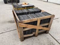 2No. WOODEN CRATES TO INC. APPROX 640No. 24x12 BANGOR BLUE SLATES - 4