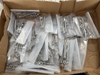37No. UNUSED STAINLESS STEEL SCREWS & NUTS