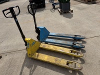 2No. ASSORTED PALLET TRUCKS