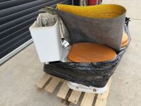 LOT TO INC. 2No. TOILETS, CISTERN, 2No. SHOWER TRAYS - 4