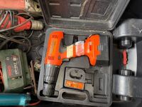 MOBILE PLASTIC STORAGE BOX & CONTENTS OF VARIOUS POWER TOOLS - 3