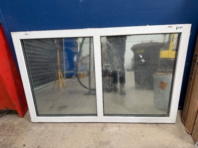APPROX. 1560mm x 970mm PVC WINDOW