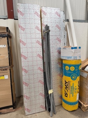 ASSORTED INSULATION, LOFT INSULATION & PIPE LAGGING