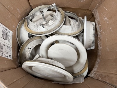 BOX LOT TO INC. METAL VENT DIFFUSERS
