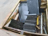 3No. WOODEN CRATES TO INC. UNUSED ASSORTED DEL CARMEN SLATES - 5