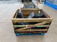 3No. WOODEN CRATES TO INC. UNUSED ASSORTED DEL CARMEN SLATES - 15