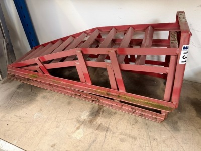 2No. METAL CAR RAMPS