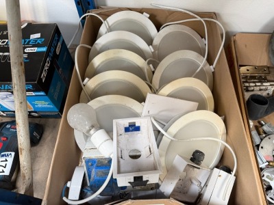 BOX LOT TO INC. ASSORTED LIGHTS