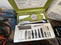 SHELF LOT TO INC. ASSORTED POWER & HAND TOOLS - 9