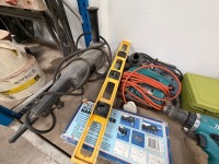 SHELF LOT TO INC. ASSORTED POWER & HAND TOOLS - 11