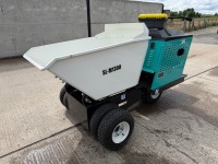 UNUSED CAPTOK M1300 MUDBUDDY PETROL STAND ON MINI WHEELED DUMPER