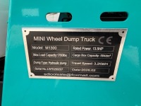 UNUSED CAPTOK M1300 MUDBUDDY PETROL STAND ON MINI WHEELED DUMPER - 15