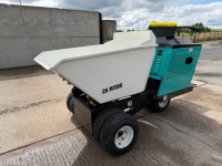 UNUSED CAPTOK M1300 MUDBUDDY PETROL STAND ON MINI WHEELED DUMPER