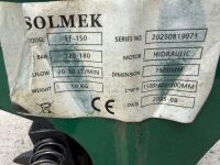 APPROX. SOLMEK EF-150 1500mm FINGER BAR MOWER TO SUIT EXCAVATOR - 7