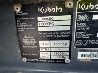 KUBOTA F3680 RIDE ON LAWN MOWER - 7