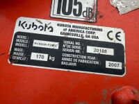 KUBOTA F3680 RIDE ON LAWN MOWER - 17