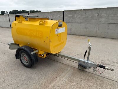 WESTERN 950 LITRE BUNDED SINGLE AXLE FAST TOW FUEL BOWSER