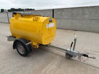 WESTERN 950 LITRE BUNDED SINGLE AXLE FAST TOW FUEL BOWSER