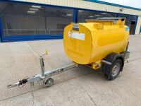WESTERN 950 LITRE BUNDED SINGLE AXLE FAST TOW FUEL BOWSER - 3