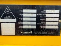 WESTERN 950 LITRE BUNDED SINGLE AXLE FAST TOW FUEL BOWSER - 11