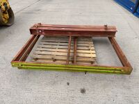 2No. APPROX. 10ft BI-FOLD METAL GATES & POSTS&nbsp; - 4