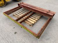 2No. APPROX. 10ft BI-FOLD METAL GATES & POSTS&nbsp; - 5