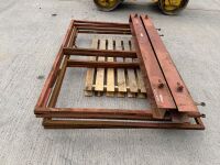 2No. APPROX. 10ft BI-FOLD METAL GATES & POSTS&nbsp; - 6