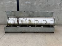 SIX STATION STAINLESS STEEL HAND WASH