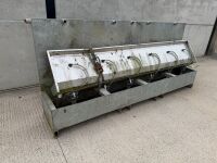 SIX STATION STAINLESS STEEL HAND WASH - 2