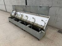 SIX STATION STAINLESS STEEL HAND WASH - 3