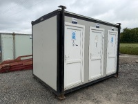 APPROX. 16ft x 8ft STEEL CLAD COMBI TOILET BLOCK&nbsp; - 2