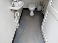 APPROX. 16ft x 8ft STEEL CLAD COMBI TOILET BLOCK&nbsp; - 18